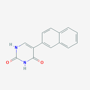 molecular formula C14H10N2O2 B6385599 (2,4)-Dihydroxy-5-(naphthalen-2-yl)pyrimidine CAS No. 1261923-28-7