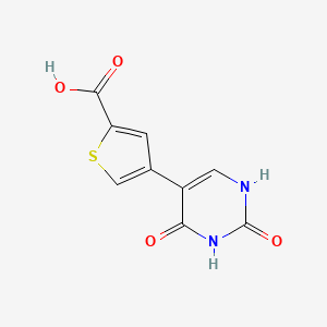5-(2-Carboxythiophene-4-yl)-(2,4)-dihydroxypyrimidine, 95%