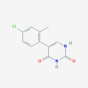 5-(4-Chloro-2-methylphenyl)-(2,4)-dihydroxypyrimidine, 95%