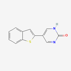 5-[Benzo(b)thiophen-2-yl]-2-hydroxypyrimidine, 95%
