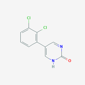 B6385800 5-(2,3-Dichlorophenyl)-2-hydroxypyrimidine, 95% CAS No. 1111108-08-7