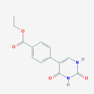 (2,4)-Dihydroxy-5-(4-ethoxycarbonylphenyl)pyrimidine, 95%