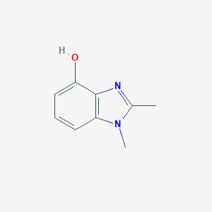 molecular formula C9H10N2O B063860 4-hydroxy-1,2-dimethyl-1H-benzimidazole CAS No. 177477-62-2