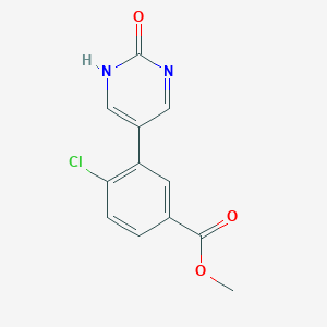 molecular formula C12H9ClN2O3 B6386058 MFCD18316658 CAS No. 1261924-00-8