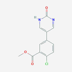 molecular formula C12H9ClN2O3 B6386075 MFCD18316662 CAS No. 1261987-39-6