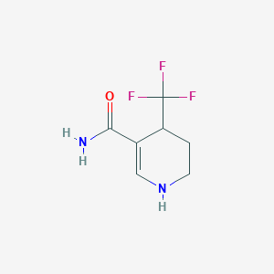 4-(Trifluoromethyl)-1,4,5,6-tetrahydropyridine-3-carboxamide