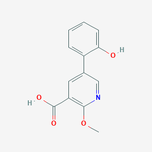 molecular formula C13H11NO4 B6386455 MFCD18316774 CAS No. 1261953-42-7