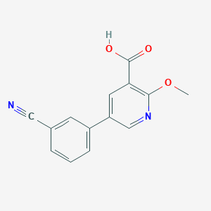 molecular formula C14H10N2O3 B6386579 MFCD18316809 CAS No. 1261945-17-8