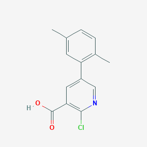 molecular formula C14H12ClNO2 B6386858 MFCD18316872 CAS No. 1261903-79-0