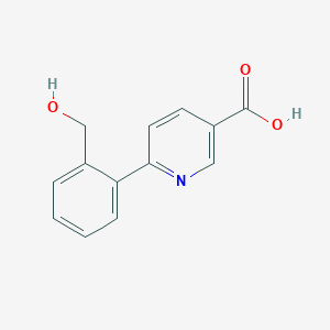 molecular formula C13H11NO3 B6387008 MFCD18316911 CAS No. 1261929-82-1