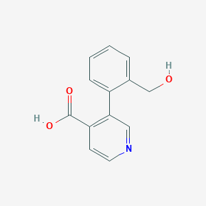 molecular formula C13H11NO3 B6387035 MFCD18316908 CAS No. 1261953-93-8
