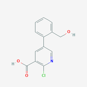molecular formula C13H10ClNO3 B6387037 MFCD18316922 CAS No. 1261973-99-2