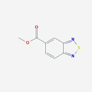 molecular formula C8H6N2O2S B063877 Methyl 2,1,3-benzothiadiazole-5-carboxylate CAS No. 175204-21-4