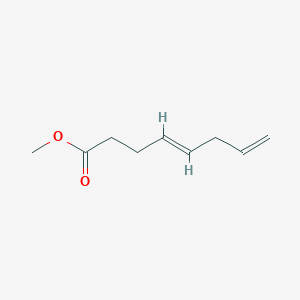 molecular formula C9H14O2 B063885 Methyl (4E)-octa-4,7-dienoate CAS No. 189440-77-5