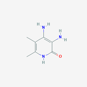 molecular formula C7H11N3O B063888 3,4-Diamino-5,6-dimethylpyridin-2(1H)-one CAS No. 164930-92-1