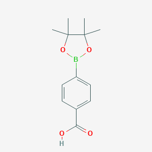 molecular formula C13H17BO4 B063894 4-Carboxyphenylboronic acid pinacol ester CAS No. 180516-87-4