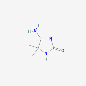 molecular formula C5H9N3O B063897 4-amino-5,5-dimethyl-1H-imidazol-2-one CAS No. 176520-59-5