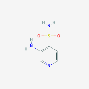 molecular formula C5H7N3O2S B063898 3-Aminopyridine-4-sulfonamide CAS No. 164406-91-1