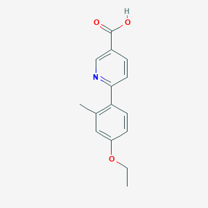 molecular formula C15H15NO3 B6391086 MFCD18317821 CAS No. 1261960-04-6