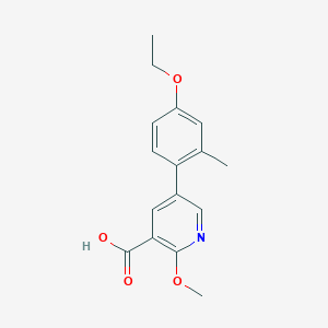 molecular formula C16H17NO4 B6391101 MFCD18317831 CAS No. 1261906-74-4