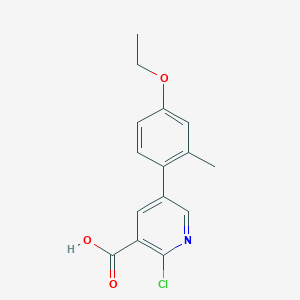 molecular formula C15H14ClNO3 B6391117 MFCD18317832 CAS No. 1261986-11-1