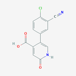 molecular formula C13H7ClN2O3 B6391187 MFCD18317846 CAS No. 1261891-19-3