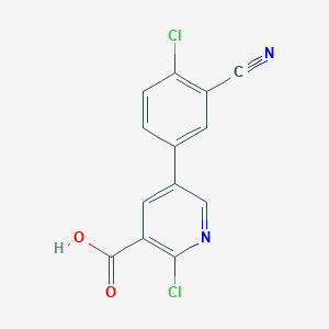 molecular formula C13H6Cl2N2O2 B6391207 MFCD18317849 CAS No. 1261955-35-4