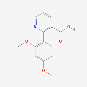molecular formula C14H13NO4 B6391225 MFCD18086033 CAS No. 1258621-86-1