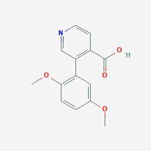 molecular formula C14H13NO4 B6391299 MFCD18085845 CAS No. 1258635-08-3