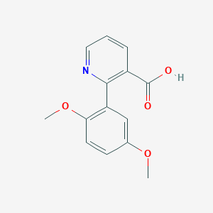 molecular formula C14H13NO4 B6391301 MFCD18085994 CAS No. 1258626-68-4