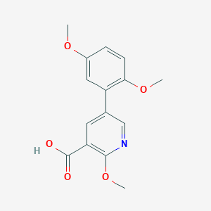 molecular formula C15H15NO5 B6391317 MFCD18317862 CAS No. 1261979-72-9