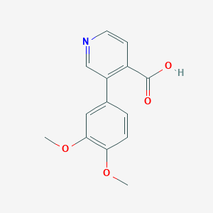 molecular formula C14H13NO4 B6391348 MFCD18085894 CAS No. 1258635-18-5