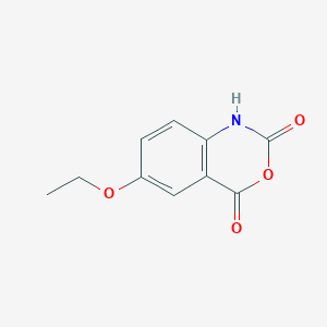 molecular formula C10H9NO4 B063914 6-ethoxy-1H-3,1-benzoxazine-2,4-dione CAS No. 164025-47-2