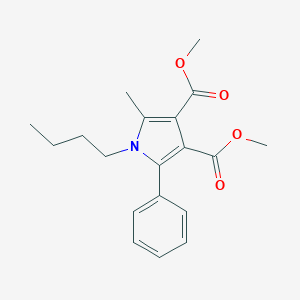 1H-Pyrrole-3,4-dicarboxylic acid, 1-butyl-2-methyl-5-phenyl-, dimethyl ester
