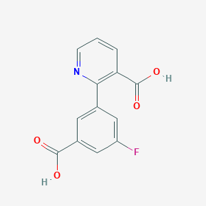 molecular formula C13H8FNO4 B6391534 MFCD18317892 CAS No. 1261891-35-3