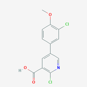 molecular formula C13H9Cl2NO3 B6392009 MFCD18317990 CAS No. 1261911-54-9