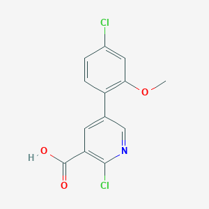 molecular formula C13H9Cl2NO3 B6392041 MFCD18318007 CAS No. 1261905-45-6