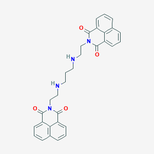 molecular formula C31H28N4O4 B063922 Elinafide CAS No. 162706-37-8