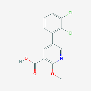molecular formula C13H9Cl2NO3 B6392246 MFCD18318062 CAS No. 1261891-63-7