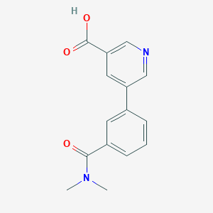 molecular formula C15H14N2O3 B6392536 MFCD18318123 CAS No. 1261892-30-1