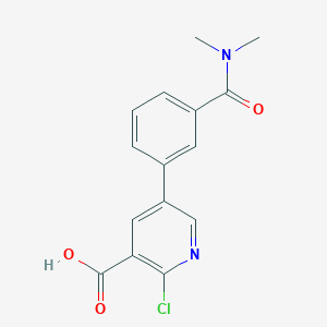 molecular formula C15H13ClN2O3 B6392544 MFCD18318135 CAS No. 1261956-46-0