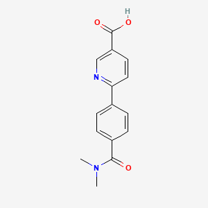 molecular formula C15H14N2O3 B6392565 MFCD18318141 CAS No. 1261980-66-8