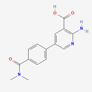 molecular formula C15H15N3O3 B6392591 MFCD18318147 CAS No. 1261964-77-5