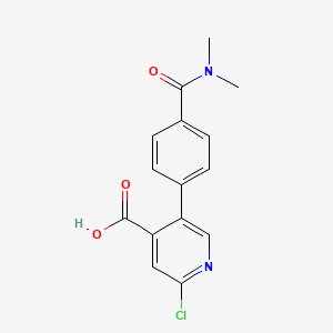 molecular formula C15H13ClN2O3 B6392622 MFCD18318153 CAS No. 1261980-69-1