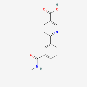 molecular formula C15H14N2O3 B6392639 MFCD18318158 CAS No. 1261934-12-6