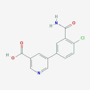 molecular formula C13H9ClN2O3 B6393191 MFCD18318276 CAS No. 1261906-30-2