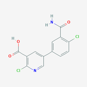 molecular formula C13H8Cl2N2O3 B6393249 MFCD18318288 CAS No. 1261888-59-8