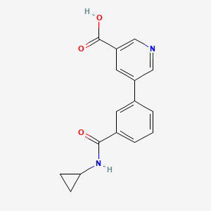molecular formula C16H14N2O3 B6393534 MFCD18318350 CAS No. 1261901-37-4