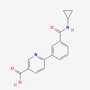 molecular formula C16H14N2O3 B6393559 MFCD18318351 CAS No. 1261888-67-8