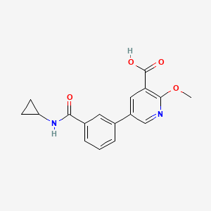 molecular formula C17H16N2O4 B6393596 MFCD18318361 CAS No. 1261920-08-4